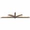 Ekena Millwork Redmond Smooth Timber Gable Bracket, Douglas Fir, 96"W x 24"H x 3 1/2"D x 3 1/2"F, 6/12 Pitch GBW096X24X0404RED00SDF - alternate 2